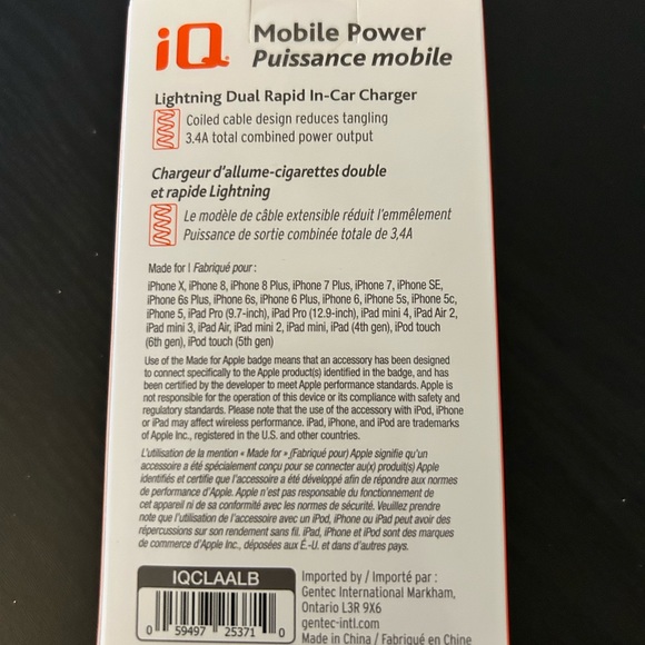 IQ mobile power rapid in-car charger - Picture 4 of 4